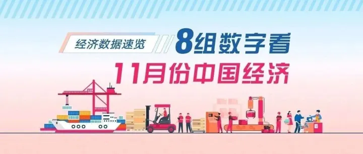 【广东商务】8组数字看11月份中国经济