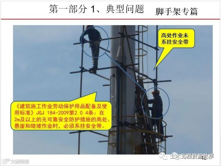 最全面的脚手架注意事项及防护措施图文详解_56