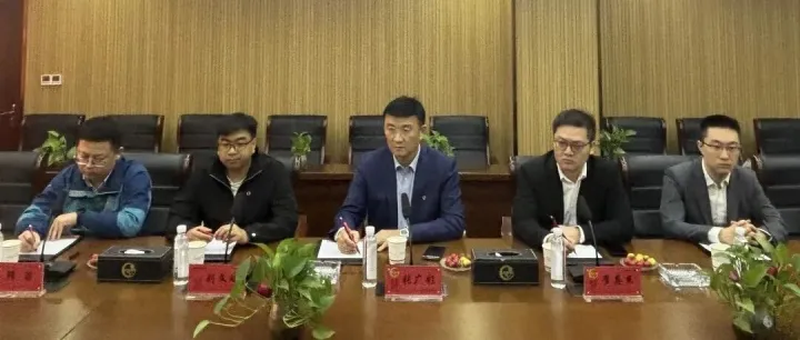 和数集团高管一行访问知己集团！