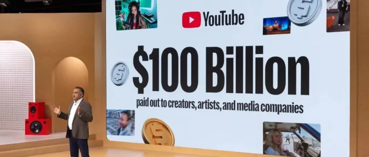 这是<em>YouTube</em>四年给<em>创作者</em>的分成