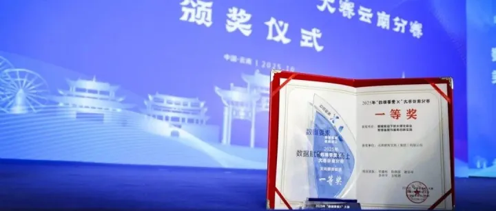 集团项目颁获2025“数据要素×”大赛云南分赛一等奖！晋级全国总决赛！