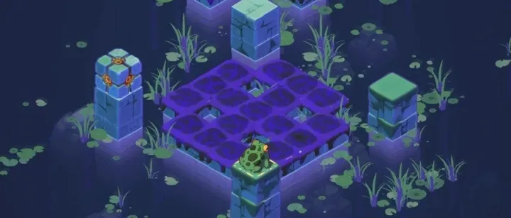 【iOS苹果游戏推荐】小小青蛙带来的温柔解谜冒险《青蛙方块》