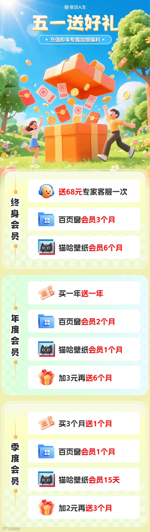 驱动人生五一活动