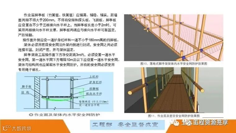 最全面的脚手架注意事项及防护措施图文详解_109
