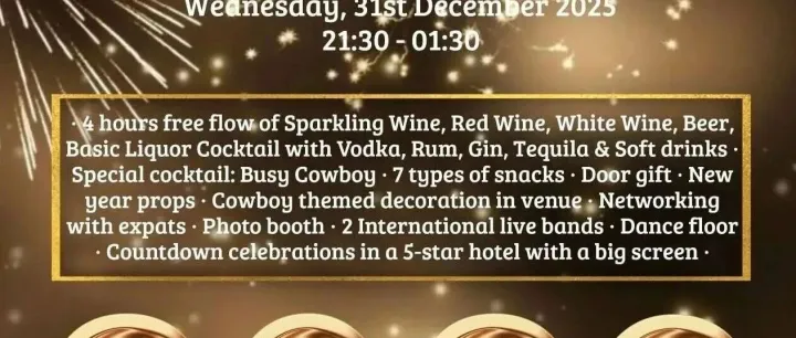 [<em>Supported</em> Event] New Year’s Eve Countdown Party: Howdy Bash