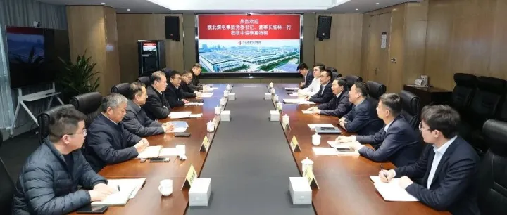 皖北煤电集团杨林董事长率队来访 双方共商价值链协同发展