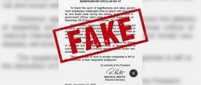 于12月26日、29日发布公众与“假”工作暂停备忘录警告