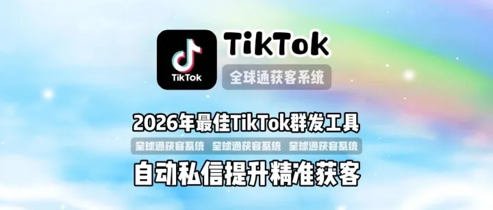 2026年最佳TikTok群发工具自动私信提升精准获客