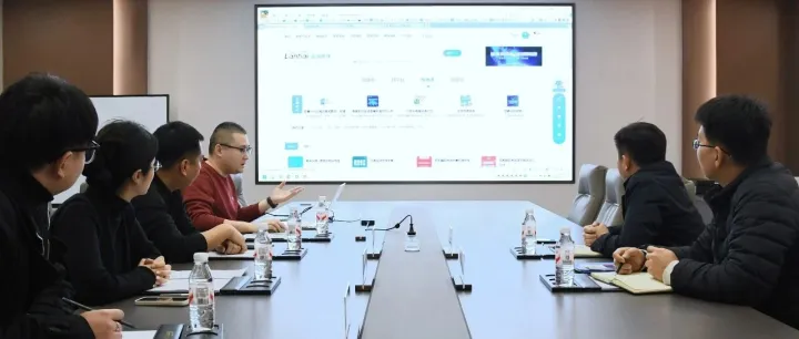 蓝海跨境与山东鲁能光大钢结构有限公司举行合作洽谈会