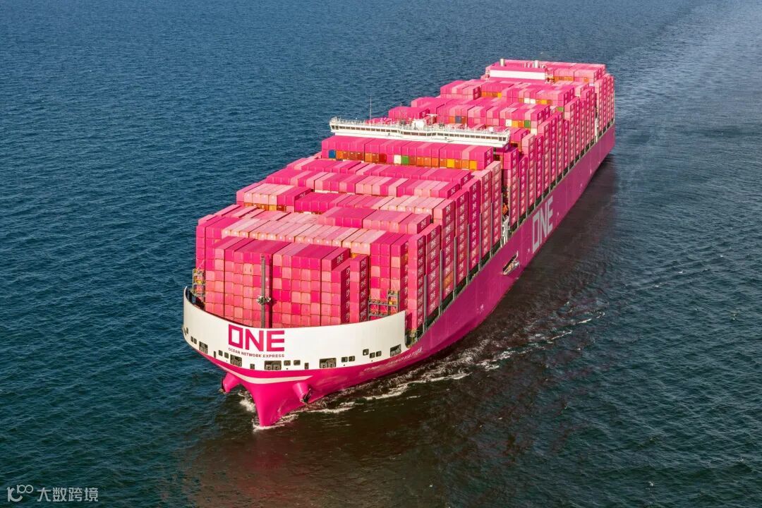ONE Innovation pictured loaded with 22,233 TEUs
