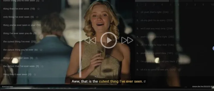 输入台词就能找电影片段｜推荐一款巨牛的英文台词搜索神器