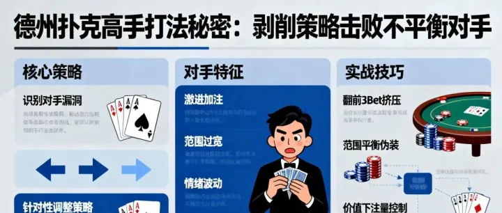 高手的打法秘密：用剥削策略击败不平衡的对手