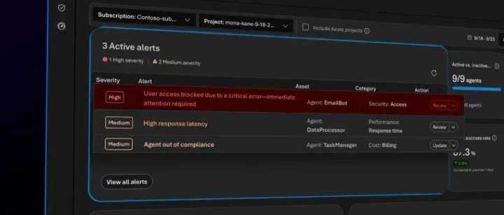 一站式智能体平台Foundry 控制平面，让运营与治理无缝衔接
