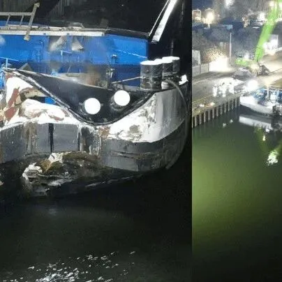 货船撞击受损进水，事故原因调查进行中！