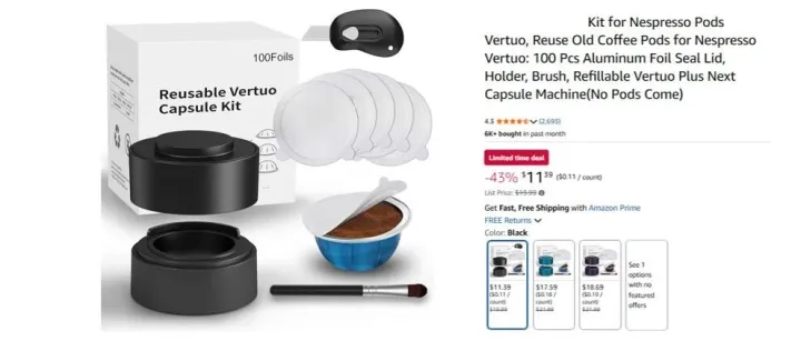 复用胶囊咖啡塑封器-跨境选品-美国发明专利