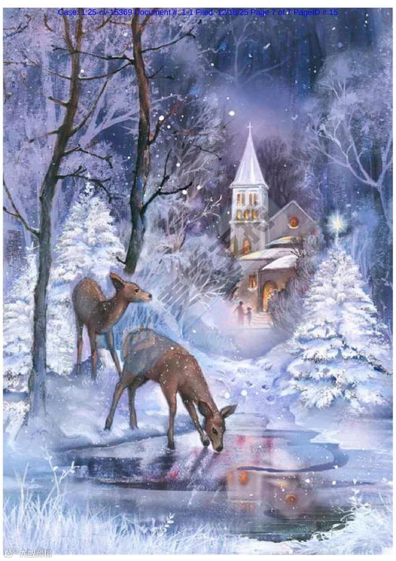 5-cv-15369，三张冬季主题版权跨境维权进行时，当心TRO冻结风险！"