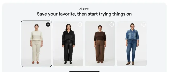 这个虚拟试衣功能有点厉害