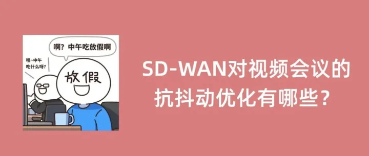 SD-WAN对视频会议的抗抖动优化有哪些？