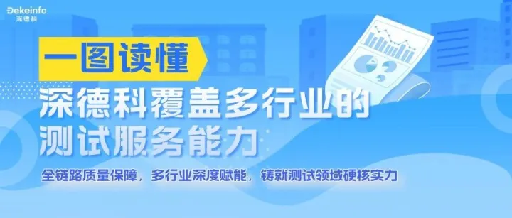 一图读懂 | 深德科覆盖多<em>行业</em>的测试服务<em>能力</em>