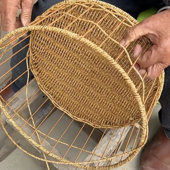 火了！隆安乡村近期手工编织热潮！5元一个实现家门口增收