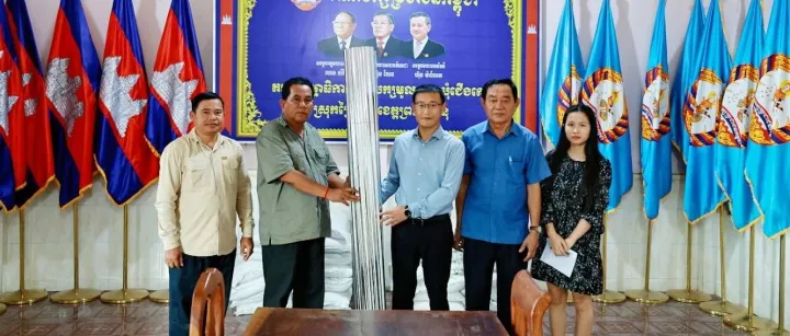 情系灾民，西港特区公司助力灾民重建家园