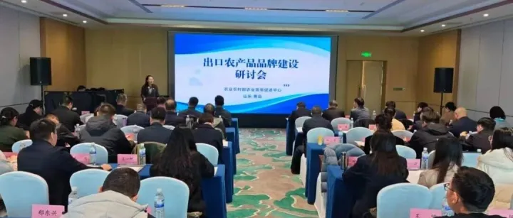聚焦品牌建设，共探发展新径——出口农产品品牌建设研讨会成功召开