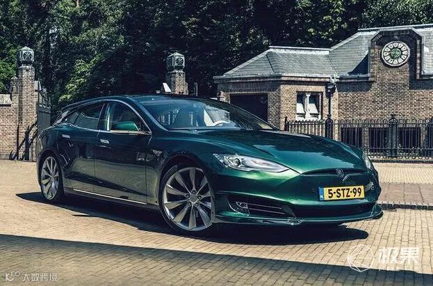 国外大神爆改特斯拉ModelS猎装版,造型大变样,涂装亮眼!