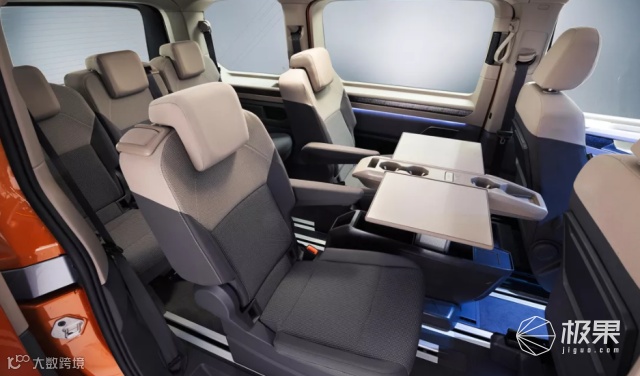 大升级!大众新一代“面包车”来了,电动门、大天窗、座椅180°旋转...