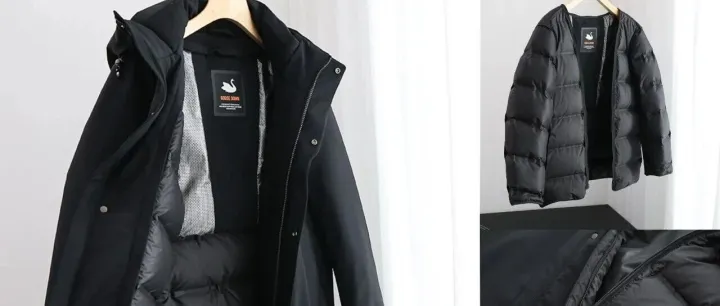 明日（12.20）上午十点新品，准时开！本期福利好多！老粉一定要来!秒杀特价！剪标原单！（可脱内胆）男士商务90鹅绒中长羽绒服