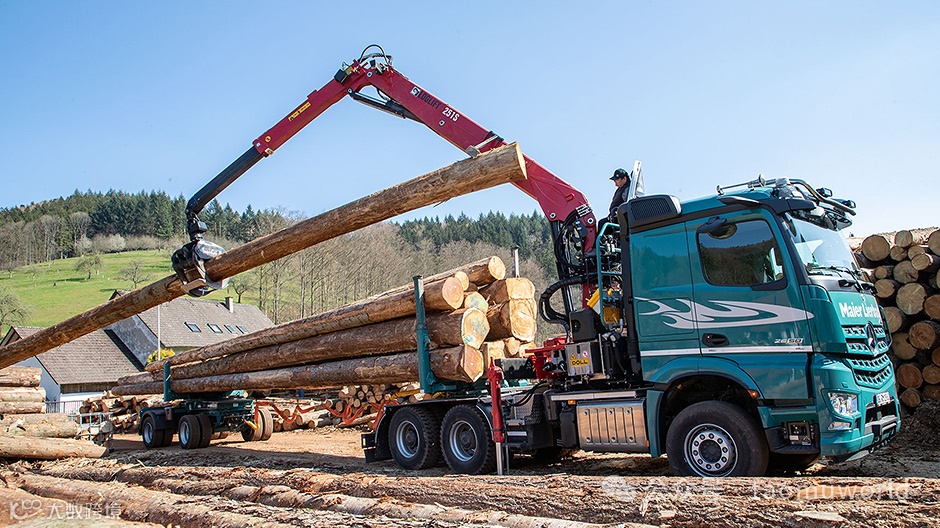 【卡车】原来木材运输车这么牛逼！-新浪汽车