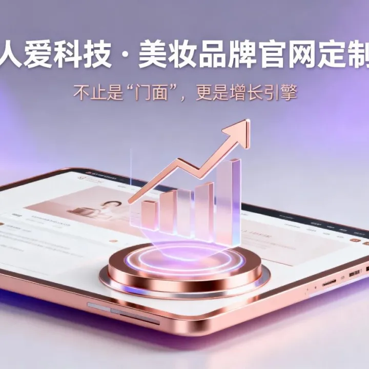 人爱科技|美妆<em>品牌</em><em>官</em><em>网</em>定制开发：不止是 “门面”，更是增长引擎