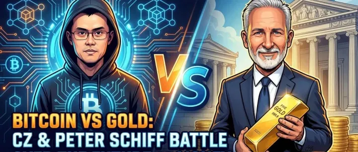<em>Bitcoin</em> vs Gold 比特币 vs 黄金：CZ 与 Peter Schiff的辩论