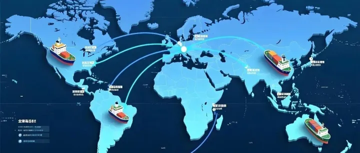 集装箱船的“高速公路”：全球海运航线