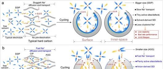 中南大学Adv.Energy Mater.：Å尺度调控硬碳孔结构助力高性能钠离子电池中钠离子预脱溶剂化- 大数跨境