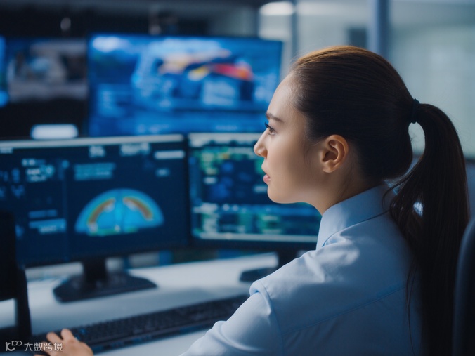 4x3_在交通指挥中心_工作人员密切关注着道路监控画面_对交通事故_道路