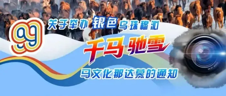 千马驰雪！马文化那达慕1月7日举行！