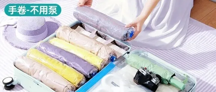 衣柜瘦身大作战！一压一卷衣柜直接空一半~