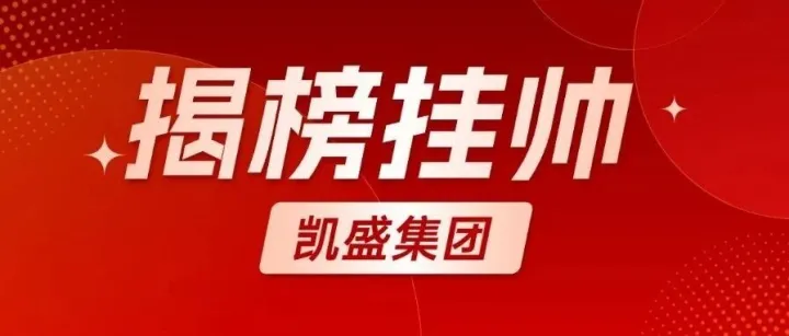 <em>凯</em>盛集团揭榜多项<em>建材</em>联合会“揭榜挂帅”项目