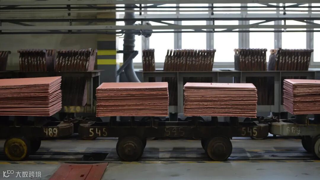 中国从俄罗斯进口的铜数量增加3倍,为2023年11月以来的最高水平