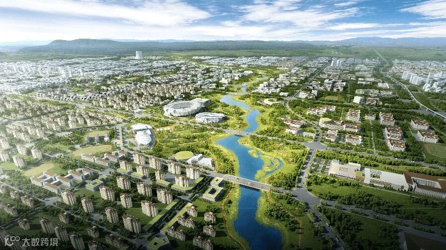 和林格尔新区云谷片区规划效果图