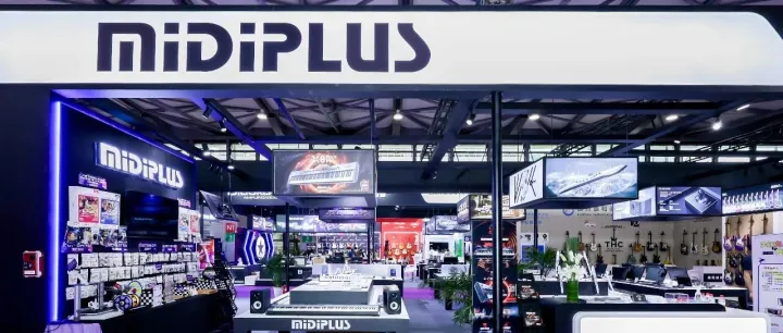 MIDIPLUS惊艳亮相2025上海国际乐器展