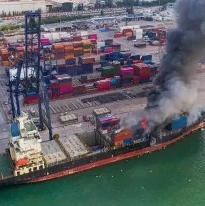 Container Ship Fires Continued to Happen in the Past Year