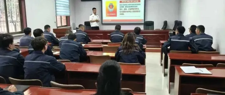 张掖市捷安物流有限责任公司开展 安全教育培训和消防应急演练活动