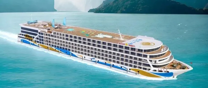 长江首艘甲醇燃料高端游轮“长江七号”开工建造