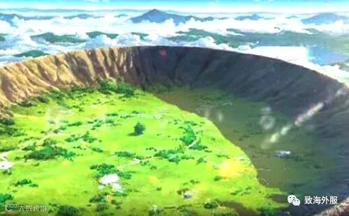 日本动漫电影你的名字,青岛村