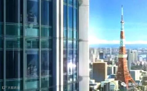 日本动漫电影你的名字,东京塔