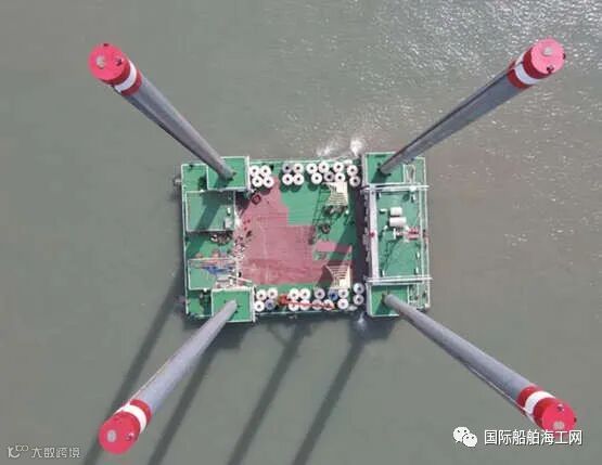 台州理工设计、回浦船舶建造自升式海上平台“海勘9”顺利完工