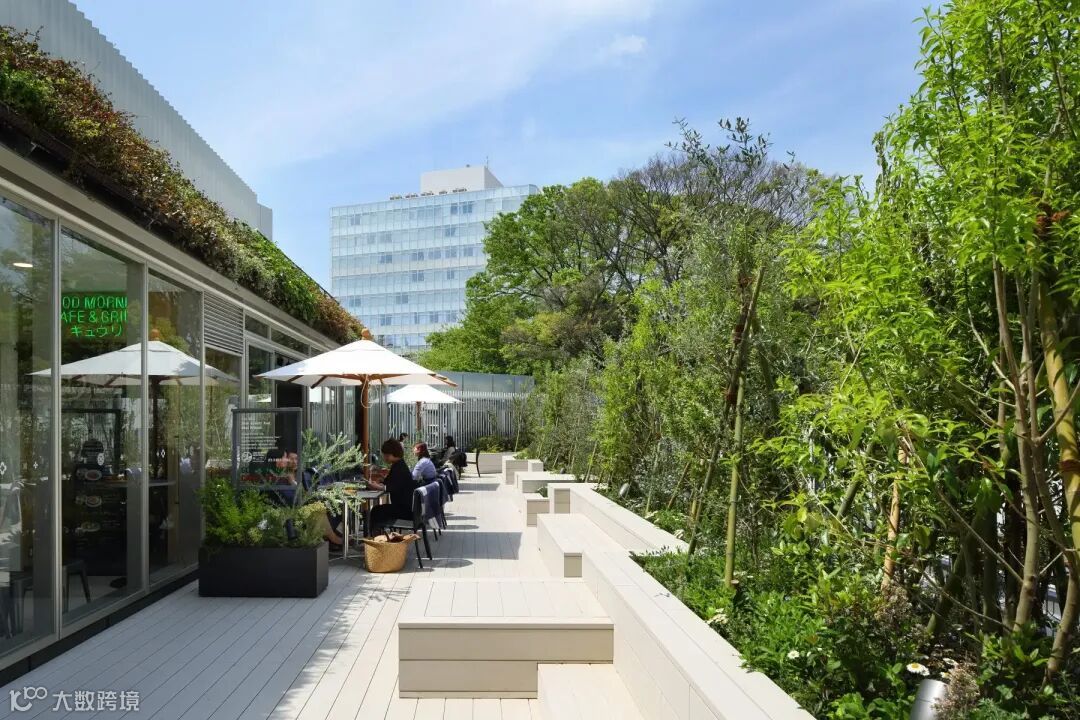 满载时尚漂亮的餐厅＆咖啡厅的复合商业设施