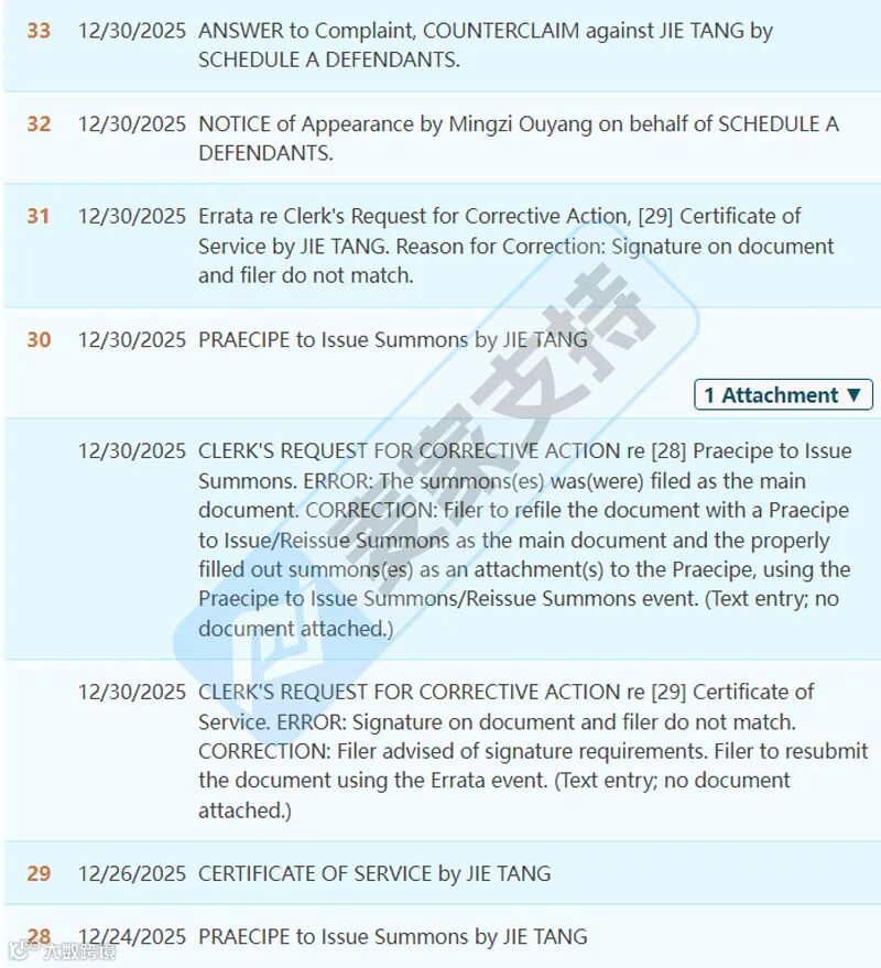 5-cv-01850，国人球场图案密封版权隐匿维权，涉案账户已被TRO冻结！"