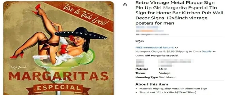 复古写真女郎版权风暴来袭，跨境卖家需紧急避雷